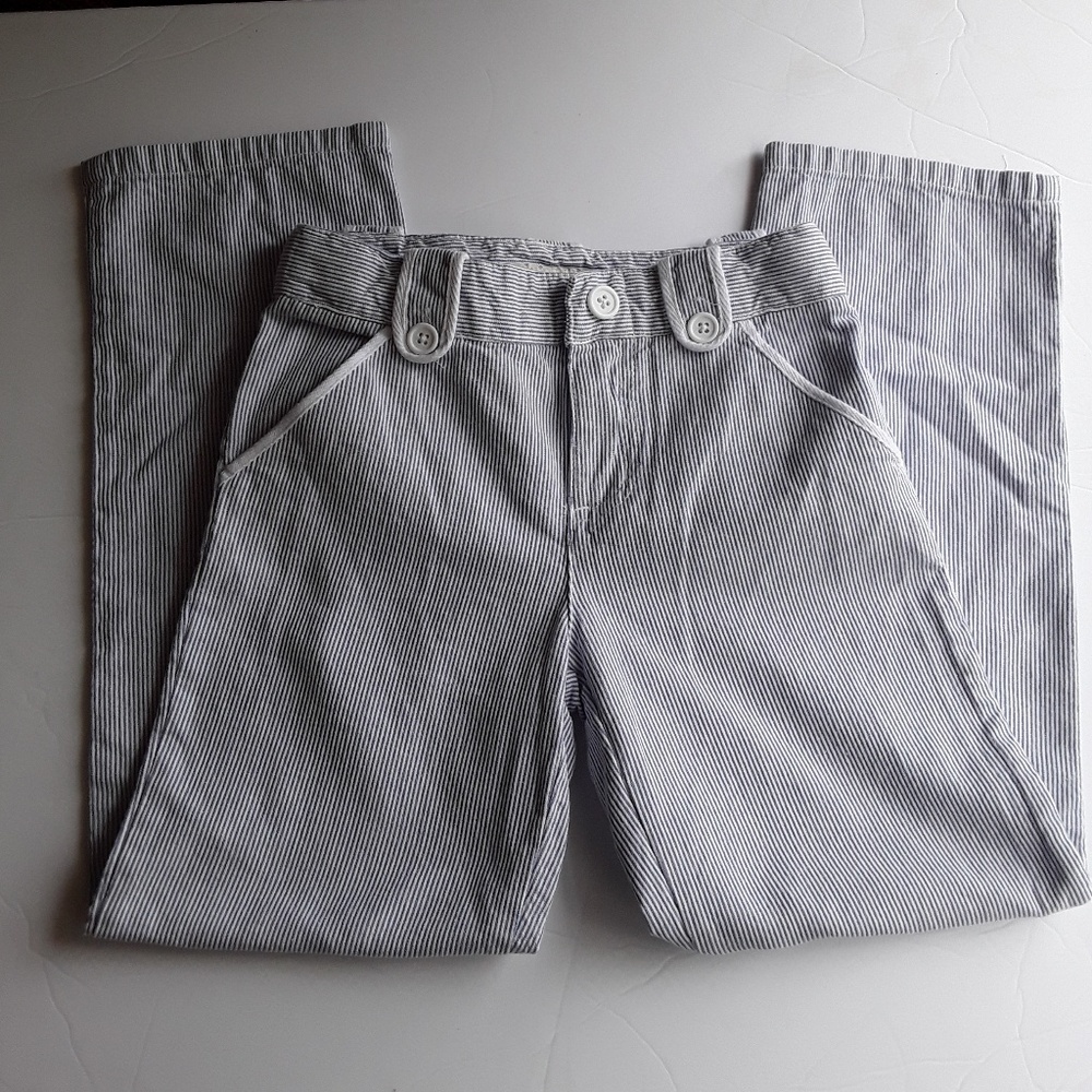 Stripped casual pants
